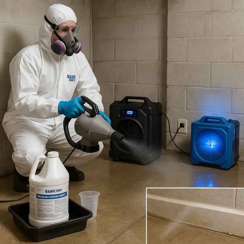 Sanitization and Odor Removal process in Sky Lake, FL